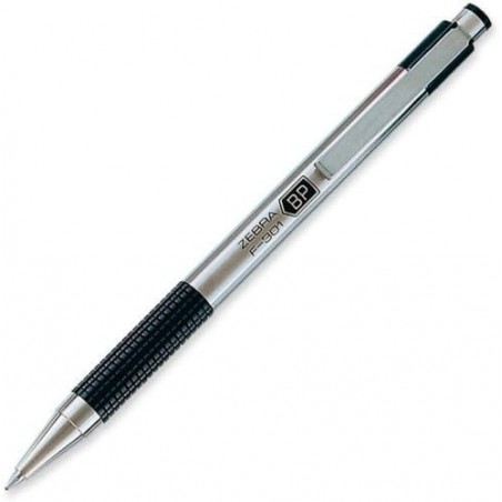 Zebra Pen F-301 Kugelschreiber – feine Stiftspitze – 0,7 mm Stiftspitze – schwarze Tinte – je 1 Stück