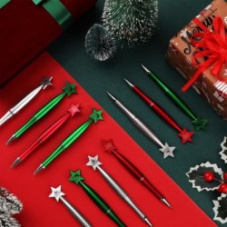 Cholemy Weihnachts-Kugelschreiber mit Stern, Weihnachtsstift, Großpackung, Weihnachtsgeschenke, Believe Pens, 1,0 mm, schwarze Tinte, Kugelschreiber für Kinder, Erwachsene, Weihnachtsfeier, Studenten, Schule, Büro, Heimbedarf, 150 Stück