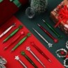 Cholemy Weihnachts-Kugelschreiber mit Stern, Weihnachtsstift, Großpackung, Weihnachtsgeschenke, Believe Pens, 1,0 mm, schwarze Tinte, Kugelschreiber für Kinder, Erwachsene, Weihnachtsfeier, Studenten, Schule, Büro, Heimbedarf, 150 Stück