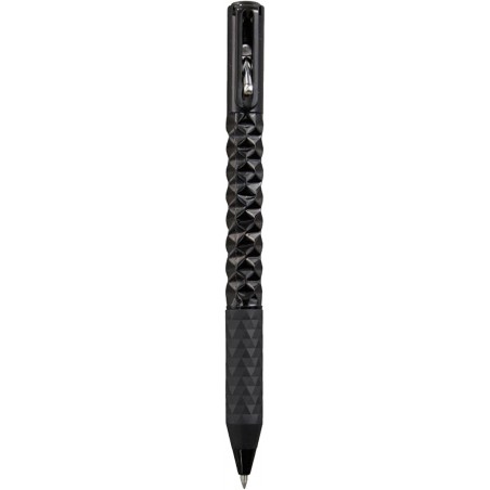 Kugelschreiber, Crush Pen, formverändernder, schnelltrocknender 0,5-mm-Switchpen mit konturiertem Silikongriff und ergonomischer Unterstützung, Geltintenstifte für Ärzte, Lehrer, Designer (schwarz)