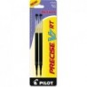 Pilot 77278 Nachfüllung für Precise V7 RT Rolling Ball, feine schwarze Tinte, 2/Packung