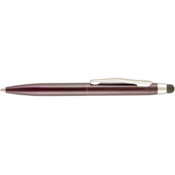 Uchida St. Tropez Petite 2-in-1-Stylus und Stift, offener Schaft, mit schwarzer Tinte, Künstlerbedarf, violett