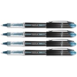 uniball Vision Elite Stick Rollerball, Blau-Schwarz, Micro Pnt, 4 Stifte 69176