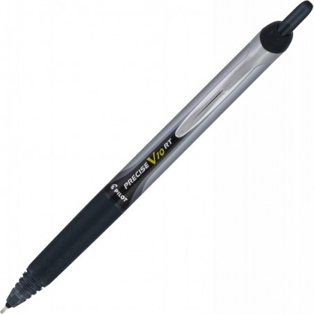 Pilot Precise V10 Druckkugelschreiber, dicke Spitze, 1,0 mm, schwarz, Einzelstift