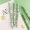 Niedliche 0,5-mm-Gel-Tintenstifte, 6-teilig/Set, Kawaii-Frosch-Kugelschreiber, schwarze Tinte, Klickstift, Schreibstift für Schüler, einziehbarer Unterschriftenstift, Schul- und Büroschreibstift