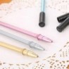 Niedlicher farbiger Gel-Tintenstift mit Badminton-Racket-Motiv, niedlicher schwarzer Kawaii-Schreibstift, Kugelschreiber, schwarzer Gel-Tintenstift, Partygeschenk, lustiger Gel-Tintenstift, Schulschreibwaren und Bürobedarf (5 Stück)