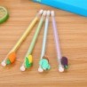 Niedlicher farbiger Gel-Tintenstift mit Gemüse, Mais, Kaktus, Aubergine, niedlicher Kawaii-Schreibstift in Schwarz, Kugelschreiber, Gelstift mit schwarzer Tinte, Partygeschenk, lustiges Schul- und Büromaterial (5 Stück)