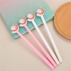 Niedlicher farbiger Gel-Tintenstift in Regenbogen-Klauenform, niedlicher schwarzer Kawaii-Schreibstift, Kugelschreiber, schwarzer Gel-Tintenstift, Partygeschenk, lustiger Gel-Tintenstift, Schulschreibwaren und Bürobedarf (5 Stück)