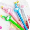 Gelschreiber mit bunten Schwänen, süßer Kawaii-Schreibstift in Schwarz, Kugelschreiber mit schwarzer Tinte, Gelschreiber, Partygeschenk, lustiges Schul- und Büromaterial (5 Stück)