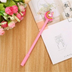 Gelschreiber mit bunten Schwänen, süßer Kawaii-Schreibstift in Schwarz, Kugelschreiber mit schwarzer Tinte, Gelschreiber, Partygeschenk, lustiges Schul- und Büromaterial (5 Stück)