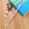 Gel-Tintenstift mit süßen Worten, süßer Kawaii-Schreibstift in Schwarz, Kugelschreiber, Gel-Tintenstift mit schwarzer Tinte, Partygeschenk, lustiges Schul- und Büromaterial (5 Stück)