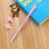 Gel-Tintenstift mit süßen Worten, süßer Kawaii-Schreibstift in Schwarz, Kugelschreiber, Gel-Tintenstift mit schwarzer Tinte, Partygeschenk, lustiges Schul- und Büromaterial (5 Stück)