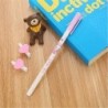 Gel-Tintenstift mit süßen Worten, süßer Kawaii-Schreibstift in Schwarz, Kugelschreiber, Gel-Tintenstift mit schwarzer Tinte, Partygeschenk, lustiges Schul- und Büromaterial (5 Stück)