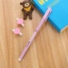 Gel-Tintenstift mit süßen Worten, süßer Kawaii-Schreibstift in Schwarz, Kugelschreiber, Gel-Tintenstift mit schwarzer Tinte, Partygeschenk, lustiges Schul- und Büromaterial (5 Stück)