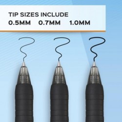 Sharpie® Tintenroller, Nadelspitze, 0,5 mm, schwarze Tinte, 4er-Pack