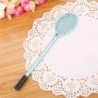 Niedlicher farbiger Gel-Tintenstift mit Badminton-Racket-Motiv, niedlicher schwarzer Kawaii-Schreibstift, Kugelschreiber, schwarzer Gel-Tintenstift, Partygeschenk, lustiges Schul- und Büromaterial (7 Stück)