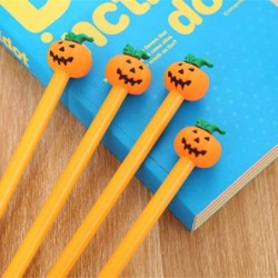 Lustiger Kürbis-Gel-Tintenstift, süße Kawaii-Schreibstifte in Schwarz, Kugelschreiber, Gelstift mit schwarzer Tinte, Partygeschenk, Gel-Tintenstifte, lustiges Schul- und Büromaterial (7 Stück)