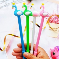 Gel-Tintenstift mit bunten Schwänen, süßer Kawaii-Schreibstift in Schwarz, Kugelschreiber, Gel-Tintenstift mit schwarzer Tinte, Party-Geschenk, lustiges Schul- und Büromaterial (7 Stück)