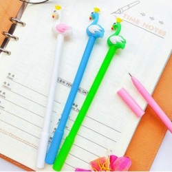 Gel-Tintenstift mit bunten Schwänen, süßer Kawaii-Schreibstift in Schwarz, Kugelschreiber, Gel-Tintenstift mit schwarzer Tinte, Party-Geschenk, lustiges Schul- und Büromaterial (7 Stück)