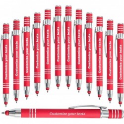 Personalisierter 2-in-1-Stylus-Stift, bis zu 1000 Stück benutzerdefinierte Stifte zum Schreiben Ihres Namens, Textes, Nachrichten. 2-in-1-Kugelschreiber für geschäftliche Zwecke, als Geschenk zur Abschlussfeier, zum Jubiläum oder zur Kommunion.