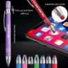 Personalisierter 2-in-1-Stylus-Stift, bis zu 1000 Stück benutzerdefinierte Stifte zum Schreiben Ihres Namens, Textes, Nachrichten. 2-in-1-Kugelschreiber für geschäftliche Zwecke, als Geschenk zur Abschlussfeier, zum Jubiläum oder zur Kommunion.