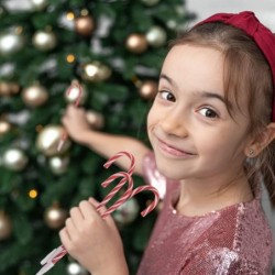 Zuckerstangen-Stift mit Pfefferminz-Tinte – Dose mit 36 Stiften