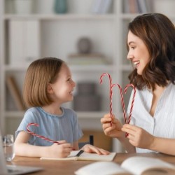 Zuckerstangen-Stift mit Pfefferminz-Tinte – Dose mit 36 Stiften