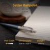 Dayspring Pens Parker Jotter Kugelschreiber – Waterloo Blue, personalisierte Gravur, idealer Geschenkstift mit schwarzer Tinte