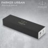 PARKER Urban Twist Kugelschreiber | Gedämpftes Schwarz mit goldener Verzierung | Mittelspitze, blaue Tintenmine | Geschenkbox