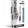 Zebra Pen F402 Druckkugelschreiber, 12 Stück, Schwarz (29210)