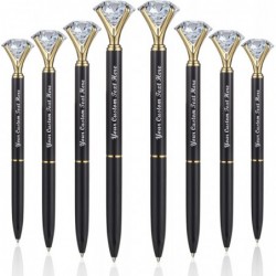 20 Pcs Big Diamond Pens Bling Hochzeit Kristall Metall Kugelschreiber mit schwarzer Tinte