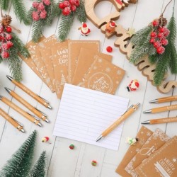 Inspirierende Notizblöcke und Stifte von Fulmoon als Weihnachtsgeschenk, inspirierende Mini-Notizbücher und Kugelschreiber mit Bibelversen in großen Mengen für Mitarbeiter, Kollegen, Teams, Weihnachtsfeiern, Spiele, Geschenke und Gastgeschenke (100 Sets)