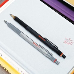 rOtring 800 Druckkugelschreiber, mittlere Spitze, schwarz