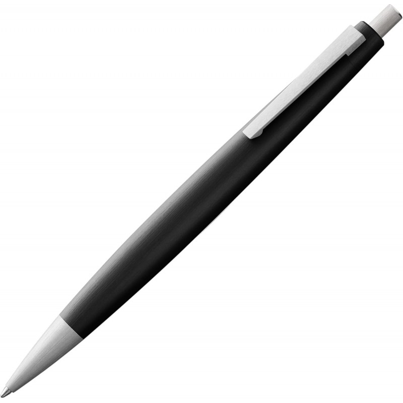 Lamy 2000 schwarz - eleganter Kugelschreiber im robusten Fiberglasschaft - perfekt ausbalanciert - inkl. Großraummine M 16 in Strichstärke M in schwarz