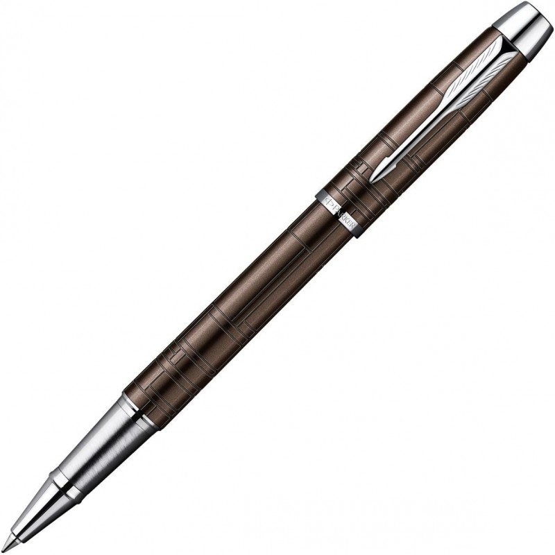 Parker IM Premium Metallic Brown, Tintenroller mit feiner schwarzer Mine (1795281)