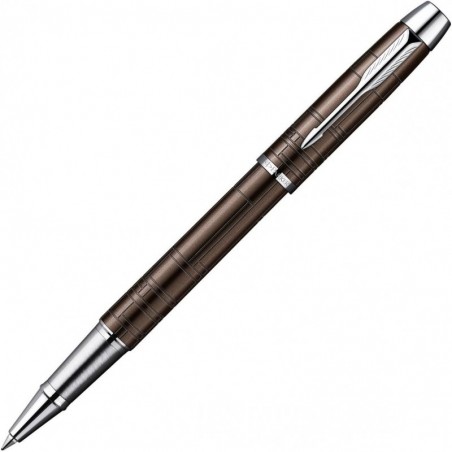 Parker IM Premium Metallic Brown, Tintenroller mit feiner schwarzer Mine (1795281)