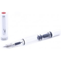 TWSBI ECO Füllfederhalter, weiße F-Feder