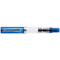 TWSBI ECO transparenter blauer Füllfederhalter mit M-Feder