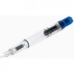 TWSBI ECO transparenter blauer Füllfederhalter mit M-Feder