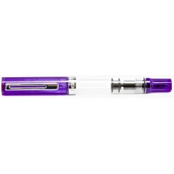 TWSBI ECO transparenter violetter Füllfederhalter mit M-Feder