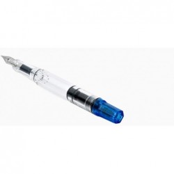 TWSBI ECO Füllfederhalter transparent blau F-Feder