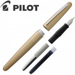 PILOT gravierter Metropolitan-Stift – personalisiert mit Ihrem Namen (Füllfeder feine Feder, Gold)