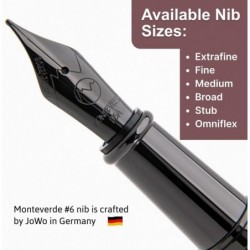 Monteverde Impressa FP Gun Metal mit roter Verzierung – M