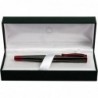 Monteverde Impressa FP Gun Metal mit roter Verzierung – M