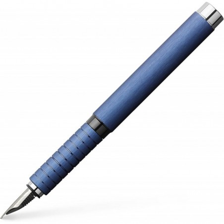 Faber-Castell Essentio 148443 Füllfederhalter Aluminium Blau