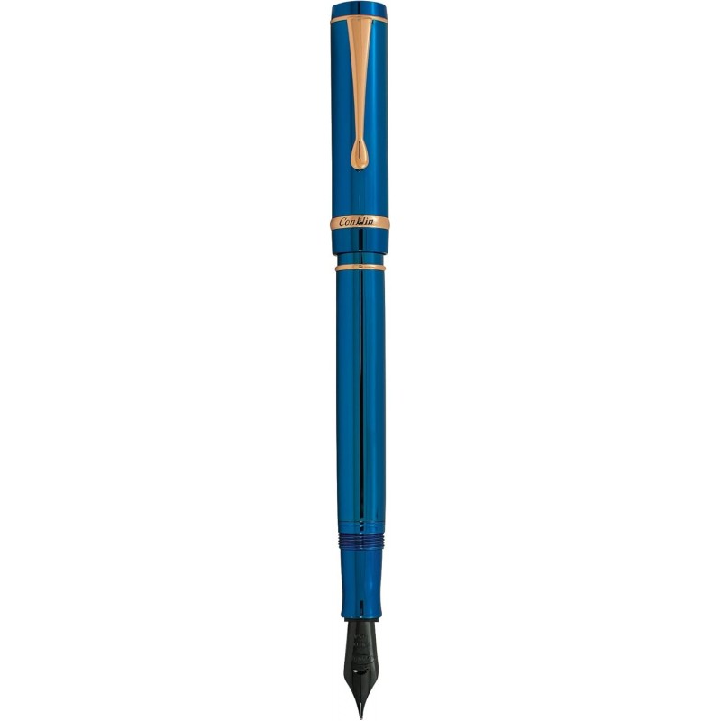 Duragraph Metall-Füllfederhalter PVD Blau – EF