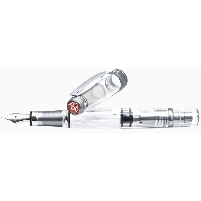 TWSBI Diamond 580ALR Nickelgrau Füllerfeder F