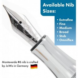 Monteverde USA Regatta Sport Füllfederhalter in Orange und Kohlefaser – feine Feder, luxuriöser nachfüllbarer Stift mit Gunmetal-Akzenten, Premium-Geschenk