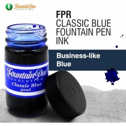 FPR Jaipur V2 Füllfederhalter zum Schreiben mit blauer Tintenflasche – Kolbengefüllter, nachfüllbarer Kalligrafie-Füllfederhalter aus Edelstahl mit Ultra-Flex-Feder und Gehäuse aus Acryl oder Ebonit – Luxusstifte ohne Kupplung