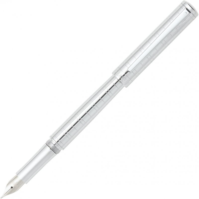 Sheaffer Intensity Füllfederhalter mit feiner Feder, Medici-Gravur, Chrombesatz (E0923743)